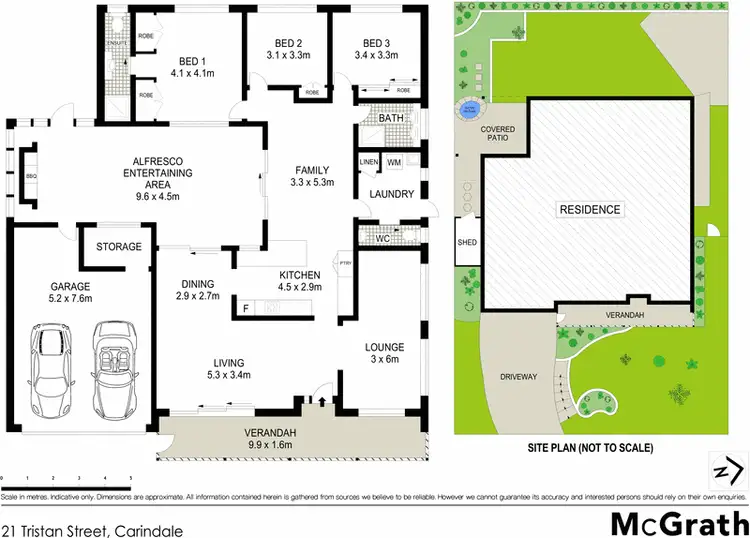 Floorplan of Homely house listing, 21 Tristan Street, Carindale QLD 4152