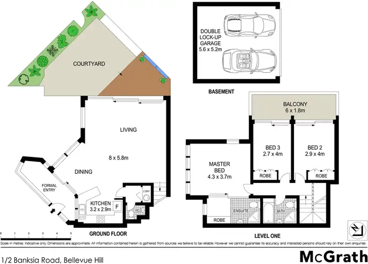Floorplan of Homely apartment listing, 1/2 Banksia Road, Bellevue Hill NSW 2023