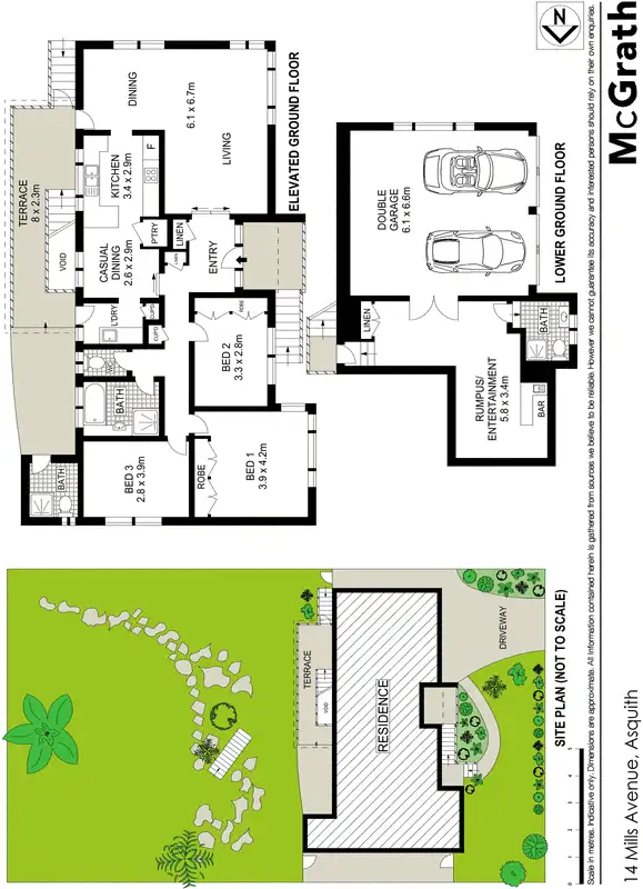 Floorplan of Homely house listing, 14 Mills Avenue, Asquith NSW 2077