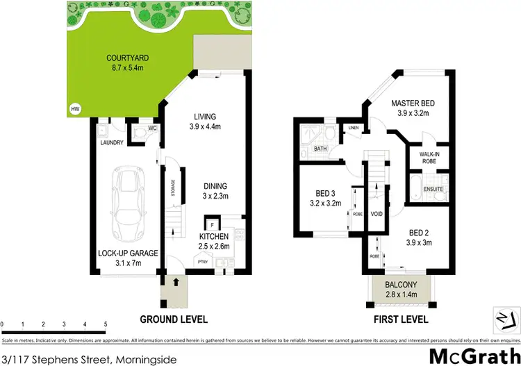 Floorplan of Homely townhouse listing, 3/117 Stephens Street, Morningside QLD 4170