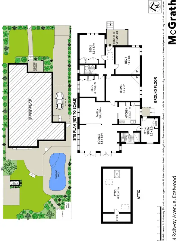 Floorplan of Homely house listing, 4 Railway Avenue, Eastwood NSW 2122