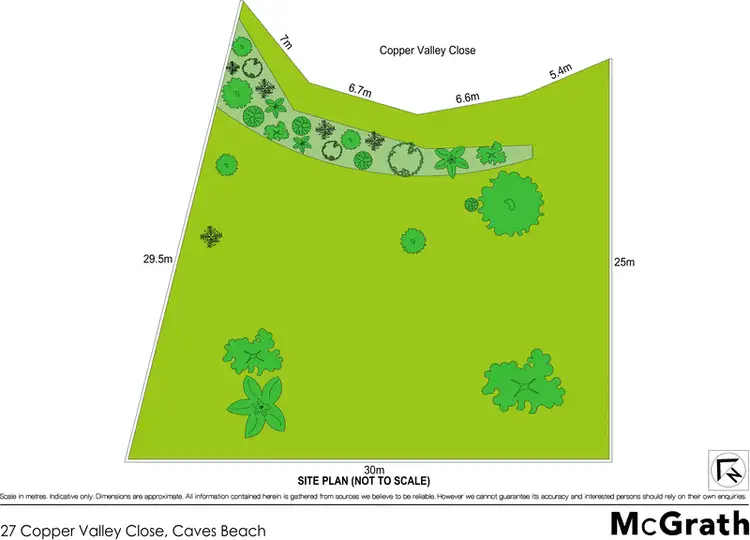 Floorplan of Homely land listing, 27 Copper Valley Close, Caves Beach NSW 2281