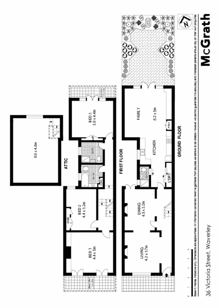 Floorplan of Homely house listing, 36 Victoria Street, Waverley NSW 2024