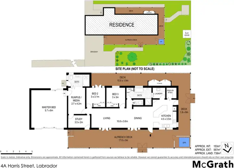 Floorplan of Homely house listing, 4A Harris Street, Labrador QLD 4215