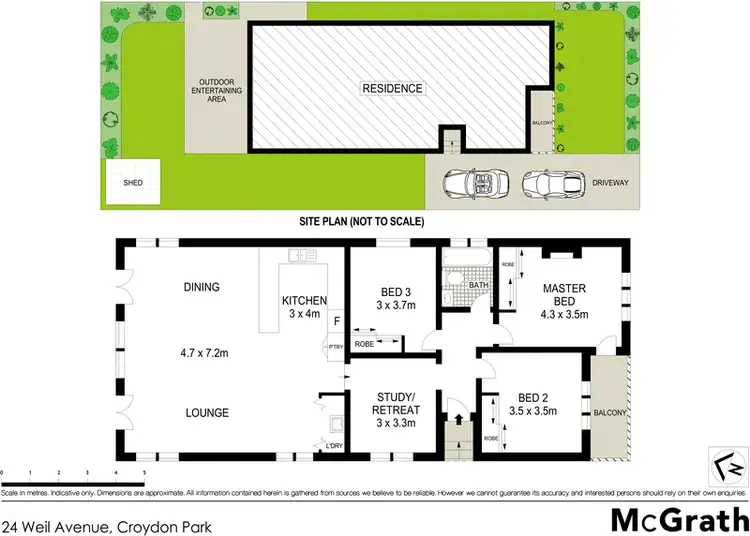 Floorplan of Homely house listing, 24 Weil Avenue, Croydon Park NSW 2133