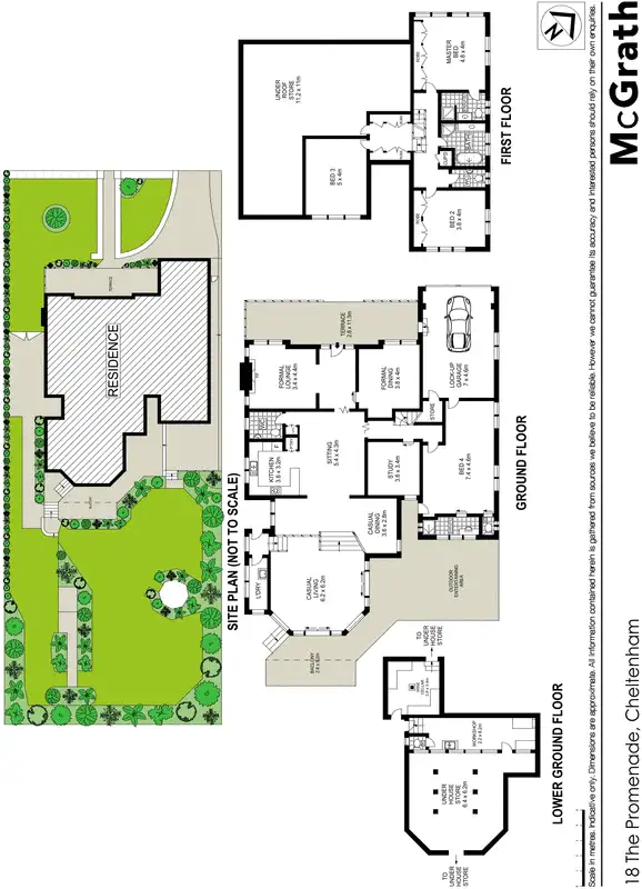 Floorplan of Homely house listing, 18 The Promenade, Cheltenham NSW 2119