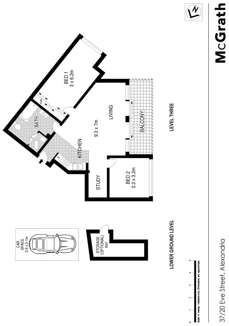Floorplan of Homely apartment listing, 37/20 Eve Street, Erskineville NSW 2043