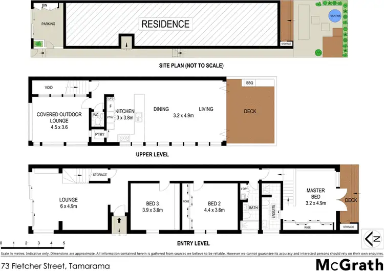 Floorplan of Homely house listing, 73 Fletcher Street, Tamarama NSW 2026