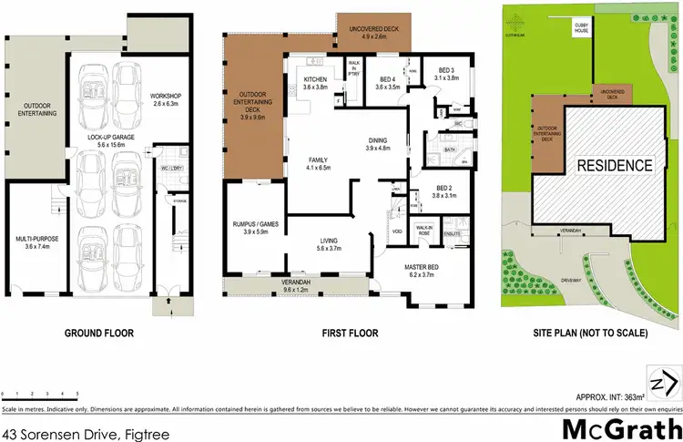 Floorplan of Homely house listing, 43 Sorensen Drive, Figtree NSW 2525