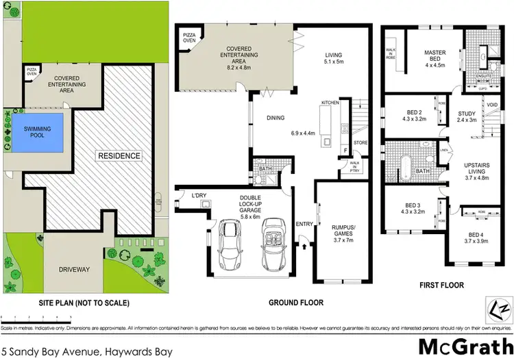 Floorplan of Homely house listing, 5 Sandy Bay Avenue, Haywards Bay NSW 2530