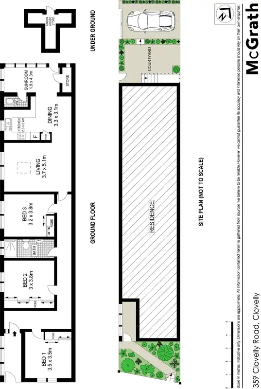 Floorplan of Homely house listing, 359 Clovelly Road, Clovelly NSW 2031