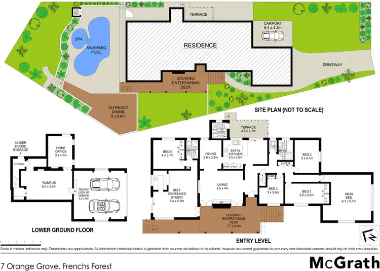 Floorplan of Homely house listing, 7 Orange Grove, Frenchs Forest NSW 2086