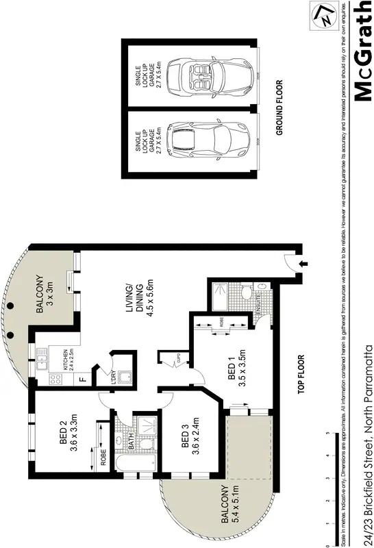 Floorplan of Homely apartment listing, 24/23 Brickfield Street, North Parramatta NSW 2151