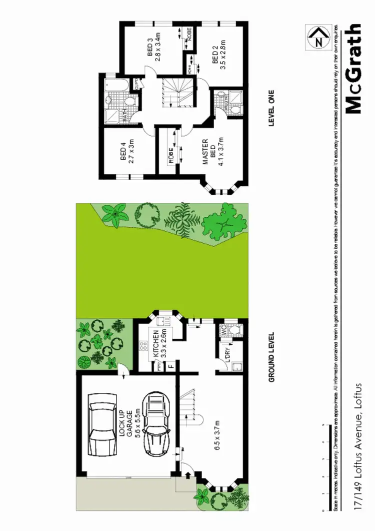 Floorplan of Homely townhouse listing, 17/149 Loftus Avenue, Loftus NSW 2232