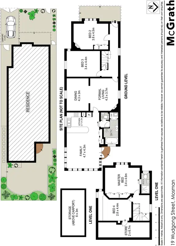 Floorplan of Homely house listing, 19 Wudgong Street, Mosman NSW 2088
