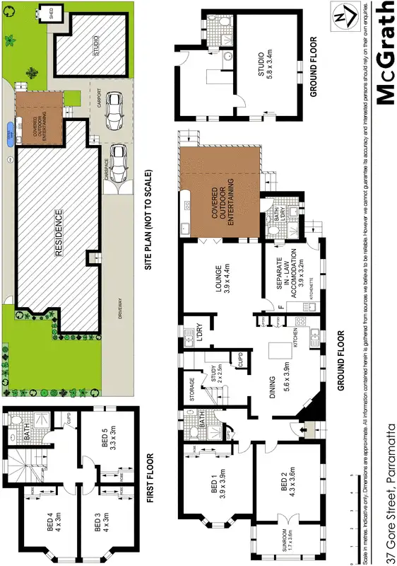 Floorplan of Homely house listing, 37 Gore Street, Parramatta NSW 2150