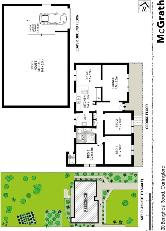 Floorplan of Homely house listing, 20 Benghazi Road, Carlingford NSW 2118