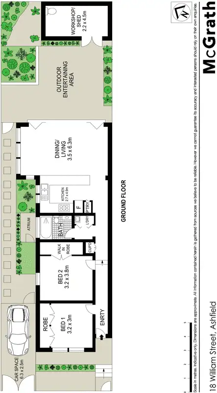 Floorplan of Homely house listing, 18 William Street, Ashfield NSW 2131