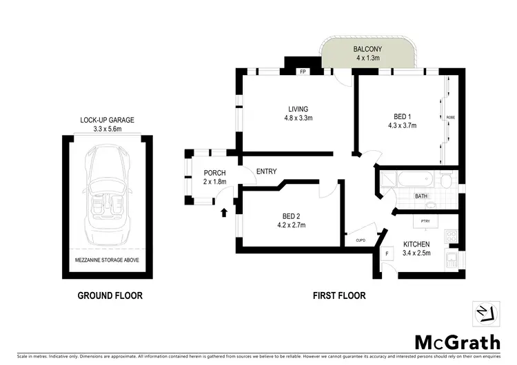 Floorplan of Homely apartment listing, 3/98 Brighton Road, Ripponlea VIC 3185