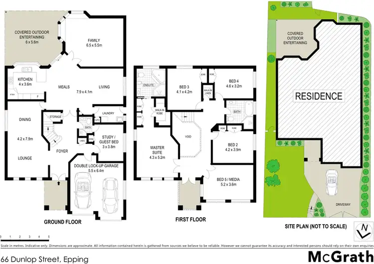 Floorplan of Homely house listing, 66 Dunlop Street, Epping NSW 2121