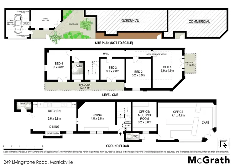 Floorplan of Homely house listing, 249 Livingstone Road, Marrickville NSW 2204
