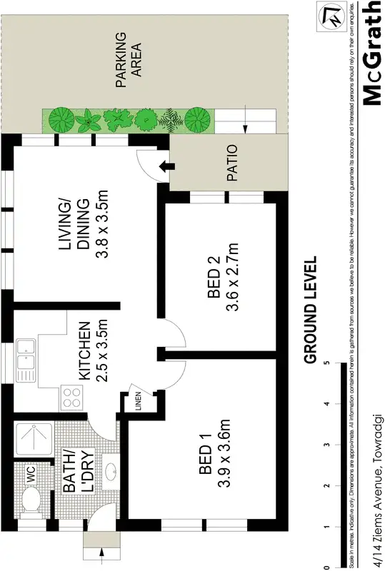 Floorplan of Homely apartment listing, 4/14 Ziems Avenue, Towradgi NSW 2518