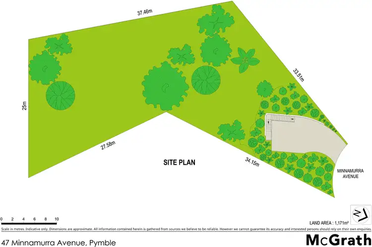 Floorplan of Homely land listing, 47 Minnamurra Avenue, Pymble NSW 2073