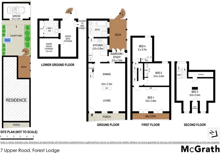 Floorplan of Homely house listing, 7 Upper Road, Forest Lodge NSW 2037