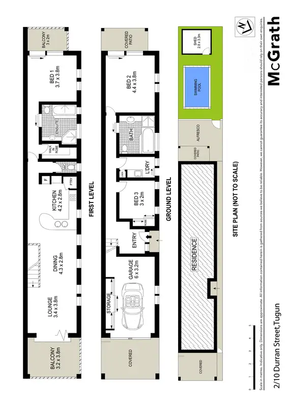 Floorplan of Homely house listing, 2/10 Durran Street, Tugun QLD 4224