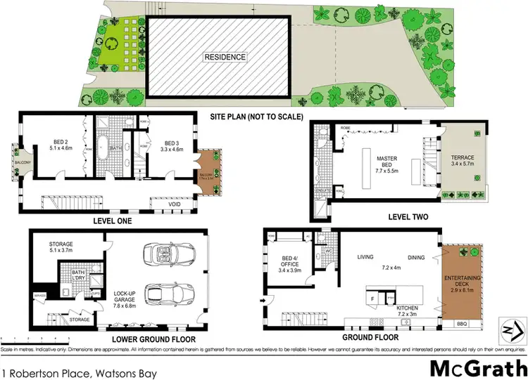 Floorplan of Homely house listing, 1 Robertson Place, Watsons Bay NSW 2030