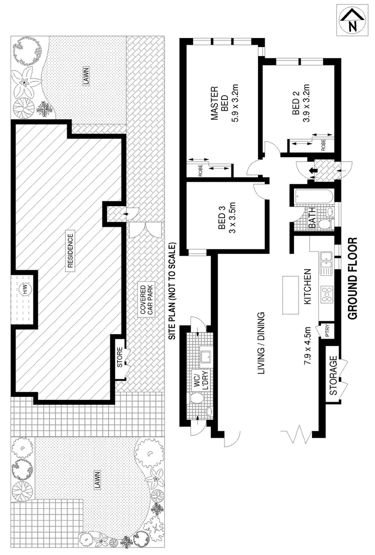 Floorplan of Homely house listing, 55 holmes Street, Maroubra NSW 2035