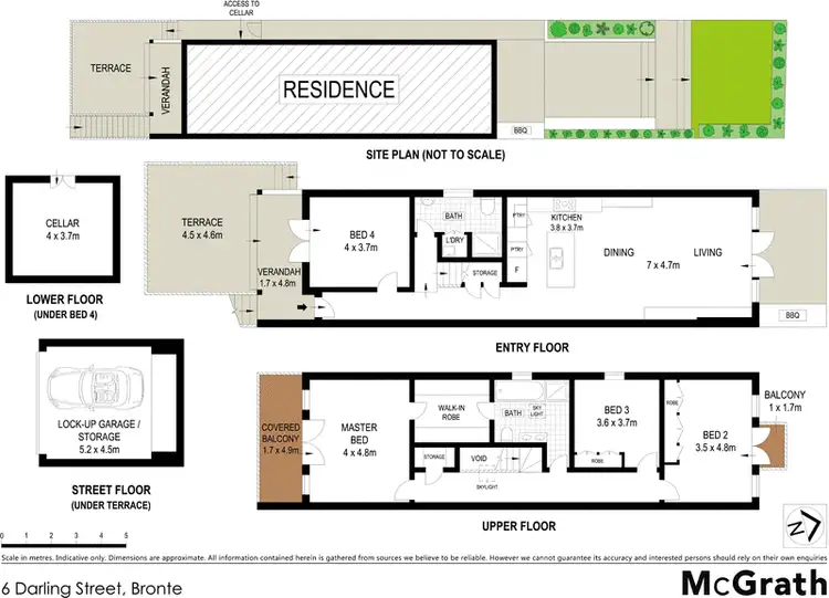 Floorplan of Homely house listing, 6 Darling Street, Bronte NSW 2024