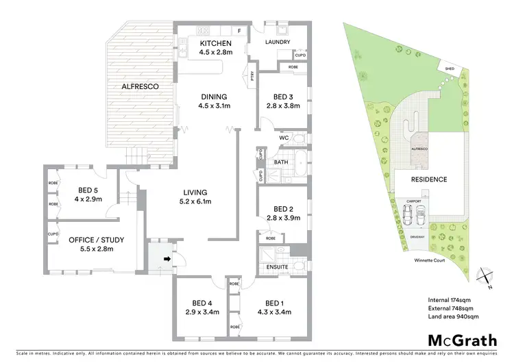 Floorplan of Homely house listing, 6 Winnette Court, Ringwood VIC 3134