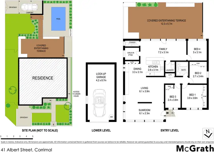 Floorplan of Homely house listing, 41 Albert Street, Corrimal NSW 2518