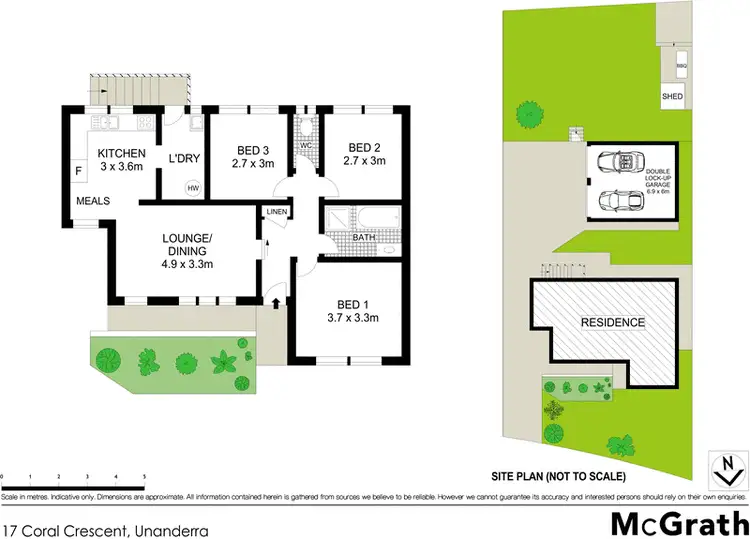 Floorplan of Homely house listing, 17 Coral Crescent, Unanderra NSW 2526