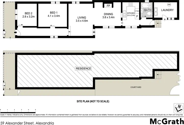 Floorplan of Homely house listing, 59 Alexander Street, Alexandria NSW 2015