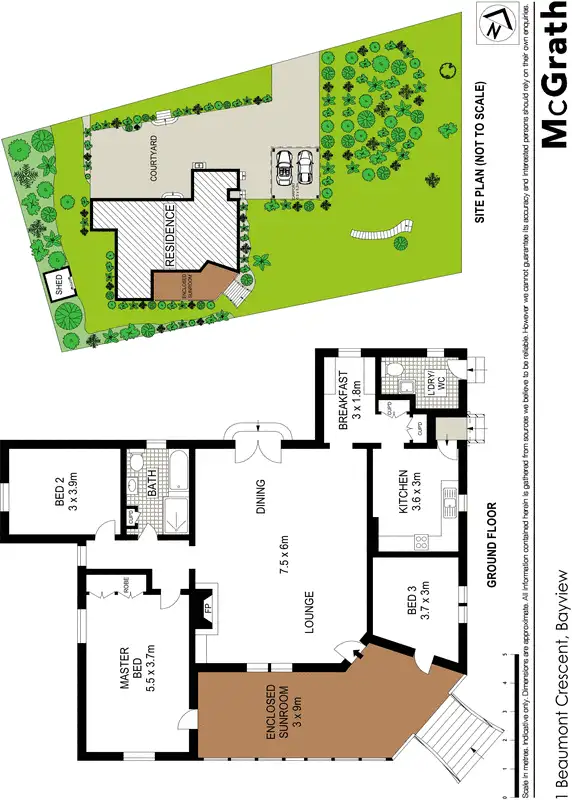 Floorplan of Homely house listing, 1 Beaumont Crescent, Bayview NSW 2104