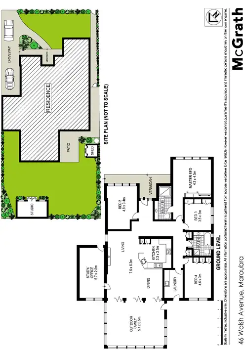 Floorplan of Homely house listing, 46 Walsh Avenue, Maroubra NSW 2035