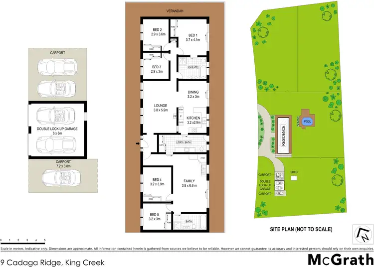 Floorplan of Homely house listing, 9 Cadaga Ridge, King Creek NSW 2446