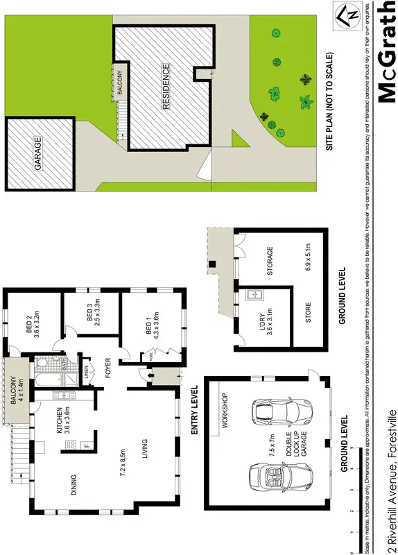 Floorplan of Homely house listing, 2 Riverhill Avenue, Forestville NSW 2087