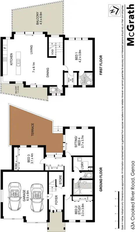 Floorplan of Homely house listing, 63A Crooked River Road, Gerroa NSW 2534
