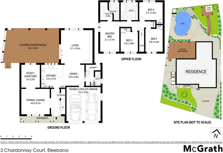 Floorplan of Homely house listing, 3 Chardonnay Court, Eleebana NSW 2282