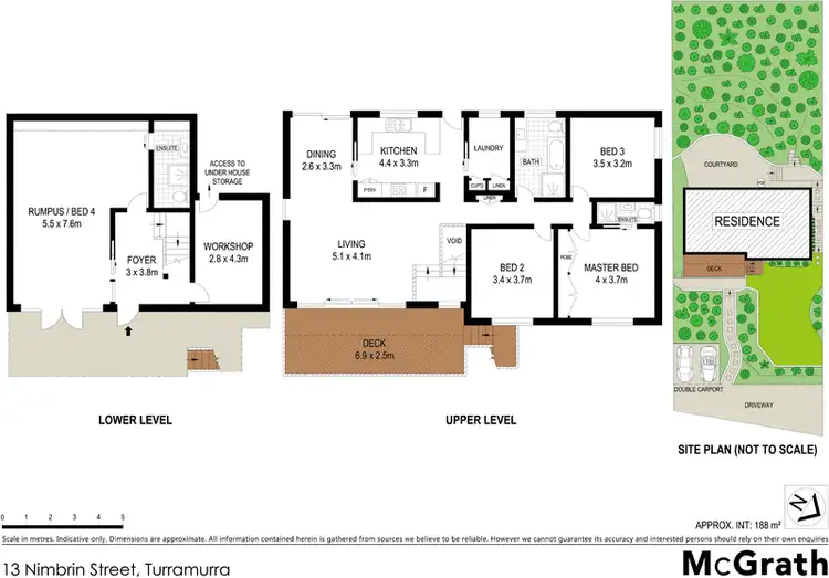 Floorplan of Homely house listing, 13 Nimbrin Street, Turramurra NSW 2074
