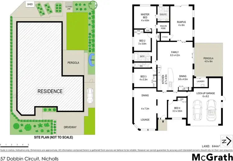 Floorplan of Homely house listing, 57 Dobbin Circuit, Nicholls ACT 2913