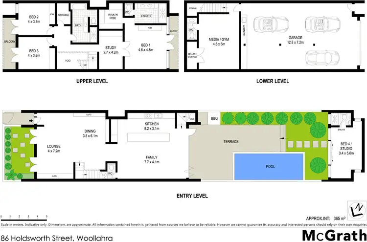 Floorplan of Homely house listing, 86 Holdsworth Street, Woollahra NSW 2025