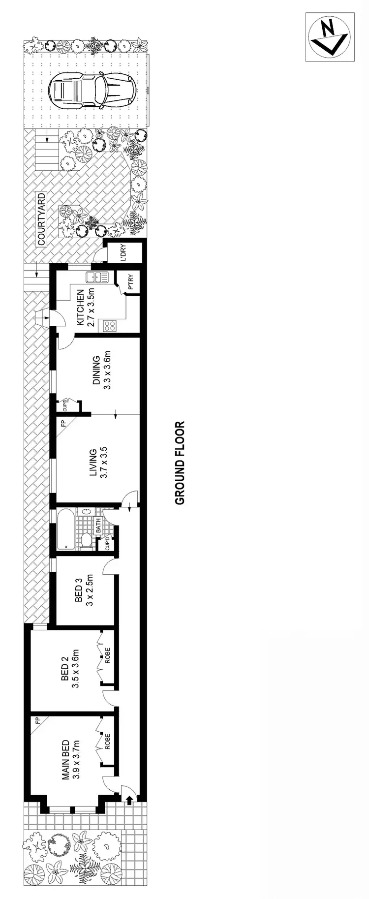 Floorplan of Homely house listing, 1 Soudan Street, Randwick NSW 2031