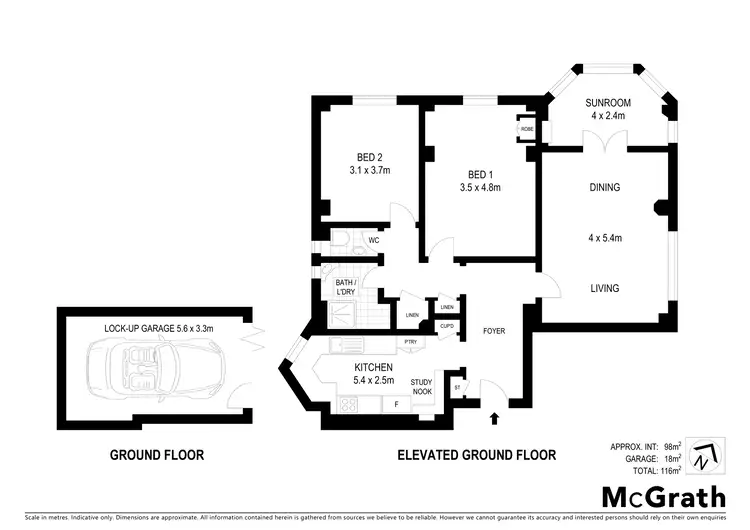 Floorplan of Homely apartment listing, 3/129 Bower Street, Manly NSW 2095