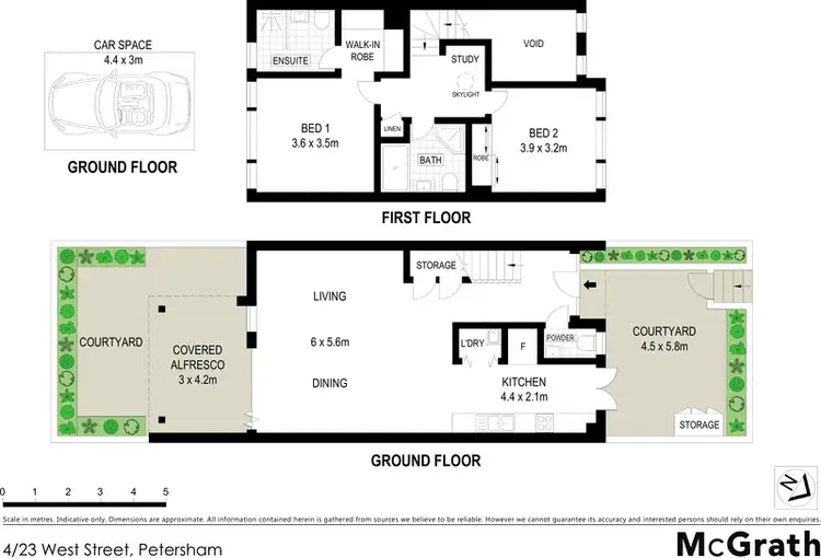 Floorplan of Homely townhouse listing, 4/23 West Street, Petersham NSW 2049