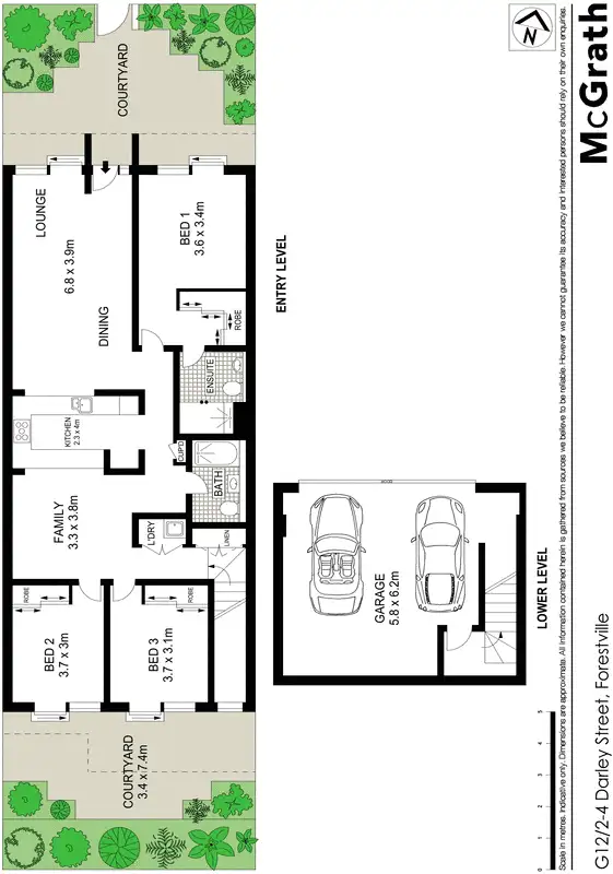 Floorplan of Homely apartment listing, G12/ 2-4 Darley Street, Forestville NSW 2087