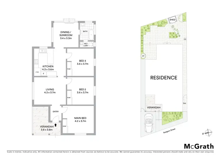 Floorplan of Homely house listing, 106 Rodgers Street, Carrington NSW 2294